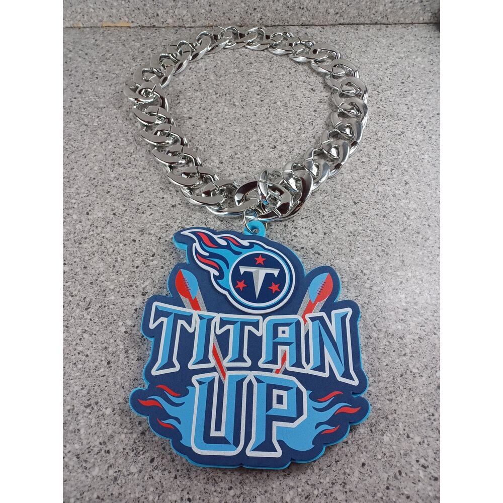 Tennessee Titans NFL Football Fan Large Chain Necklace Accessories